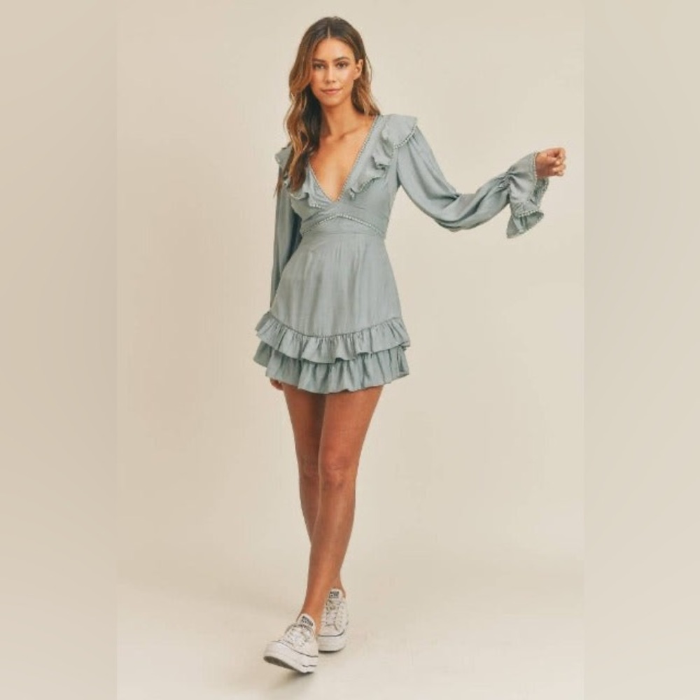 Mabel Ruffle Mini Dress - Picture 5 of 5